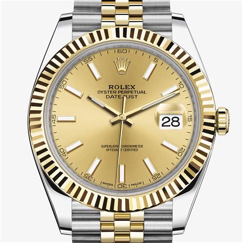 rolex datejust 41 mm acciaio e oro|rolex datejust 41 woman.